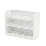 Egg Organizer Multilayer Space-Saving Flip Design