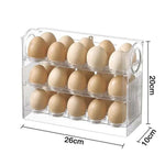 Egg Organizer Self-Rolling Gravity-Fed Refrigerator Storage