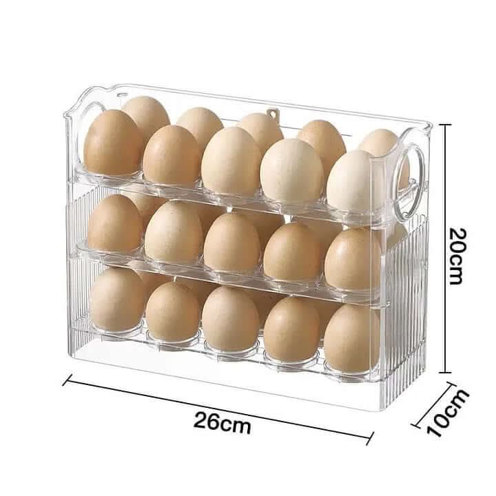 Egg Organizer Self-Rolling Gravity-Fed Refrigerator Storage