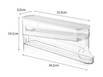 Egg Organizer Two-Tier Automatic Rolling Refrigerator Storage