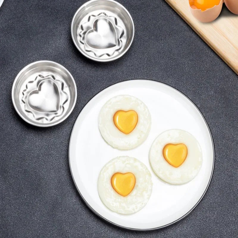Egg Ring Heart-Shaped Non-Stick Surface BPA-Free Handle