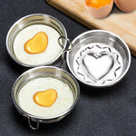 Egg Ring Heart-Shaped Non-Stick Surface BPA-Free Handle