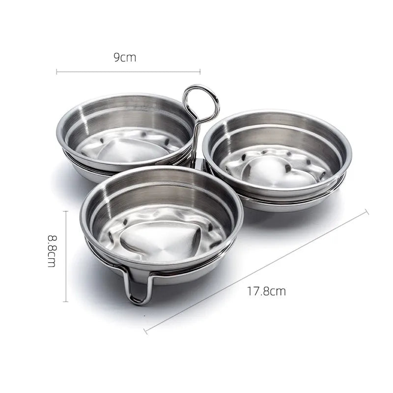 Egg Ring Heart-Shaped Non-Stick Surface BPA-Free Handle