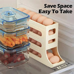 Egg Storage Box Rolling Design 30-Egg Capacity