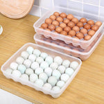 Egg Storage Box Stackable Pull-Out Drawer 34-Egg Capacity BPA-Free