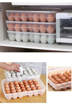 Egg Storage Box Stackable Pull-Out Drawer 34-Egg Capacity BPA-Free