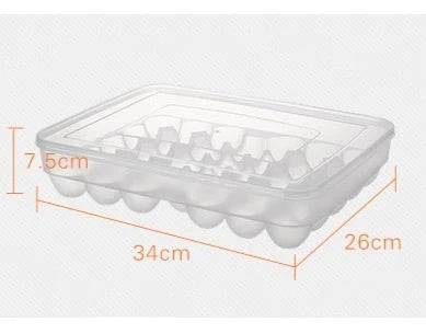 Egg Storage Box Stackable Pull-Out Drawer 34-Egg Capacity BPA-Free