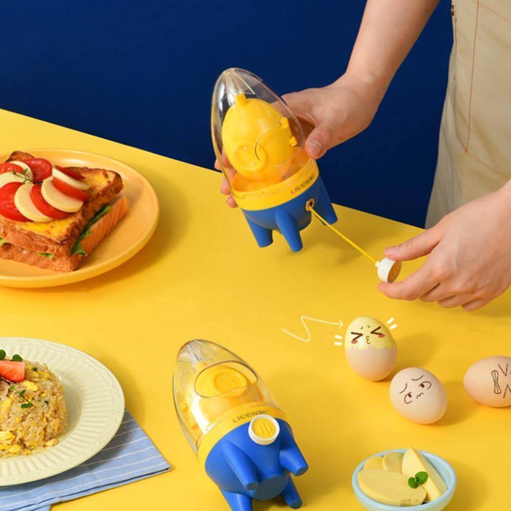 Egg Whisk Mixer Pull-Cord Dishwasher-Safe