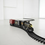 Electric Christmas Train Set Flexible Track Battery-Powered