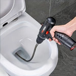 Electric Drain Cleaner Motor-Powered With 4.9-Ft Flexible Cable