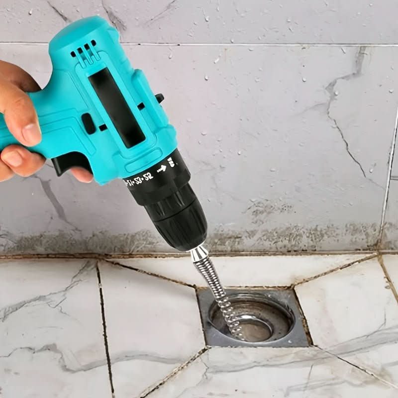Electric Drain Cleaner Motor-Powered With 4.9-Ft Flexible Cable