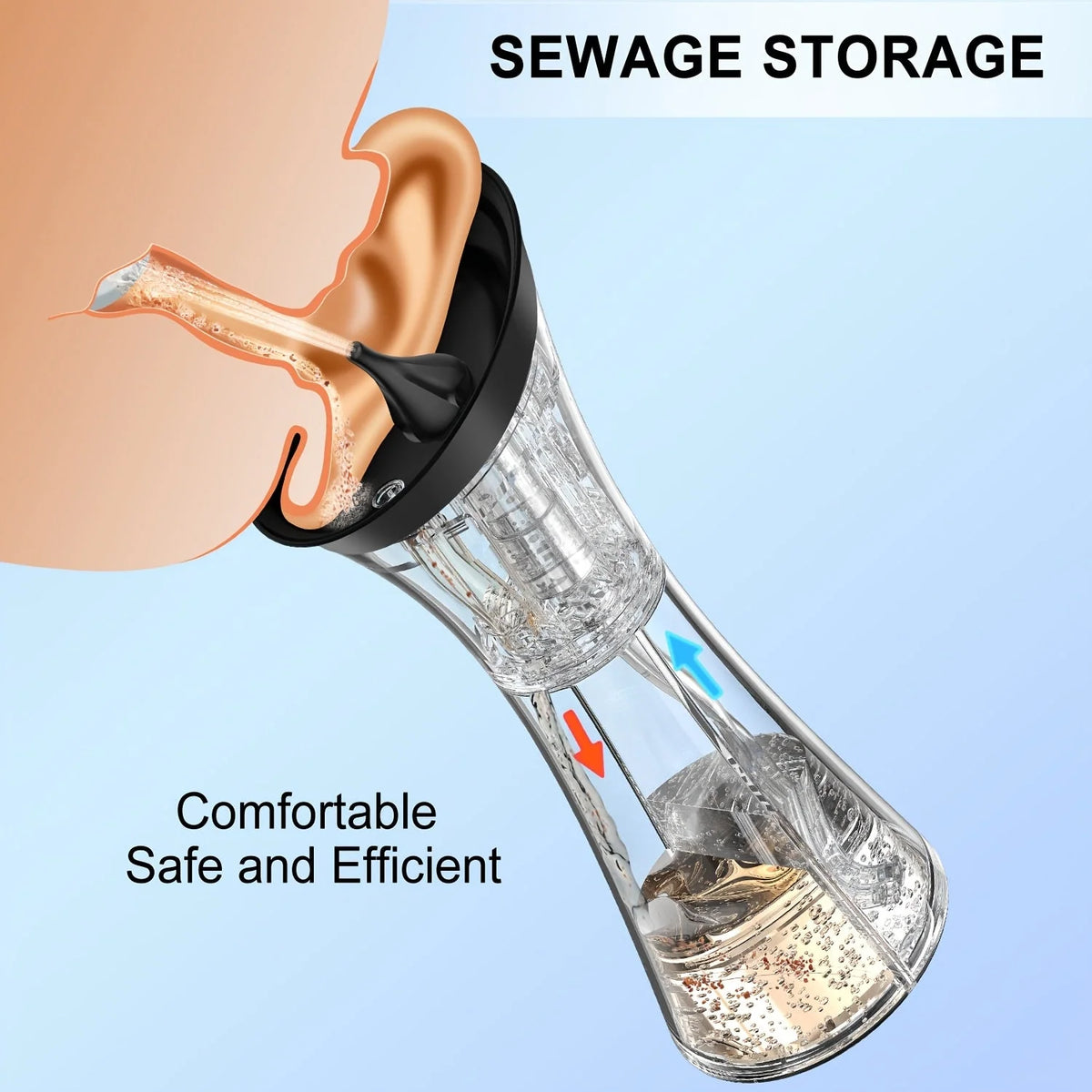 Electric Ear Cleaner USB Rechargeable 6 Silicone Tips