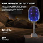 Electric Fly Swatter 3000V Dual-Mode USB Rechargeable