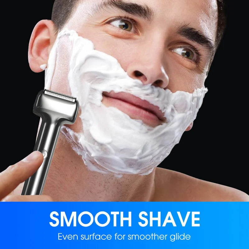 Electric Foil Shaver Rechargeable Waterproof 60-Minute Battery Life