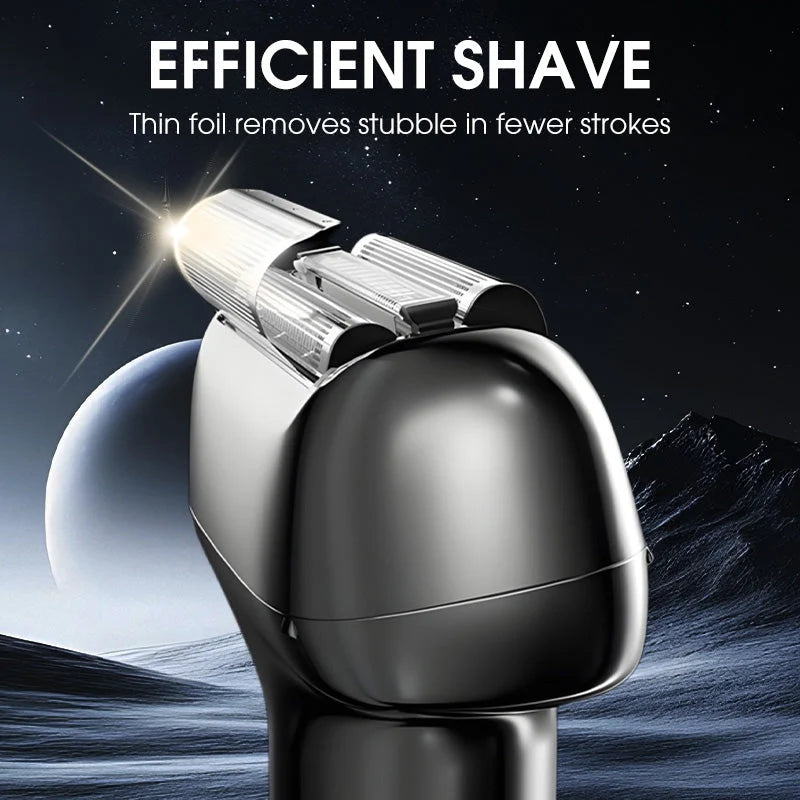 Electric Foil Shaver Waterproof Quiet Rechargeable