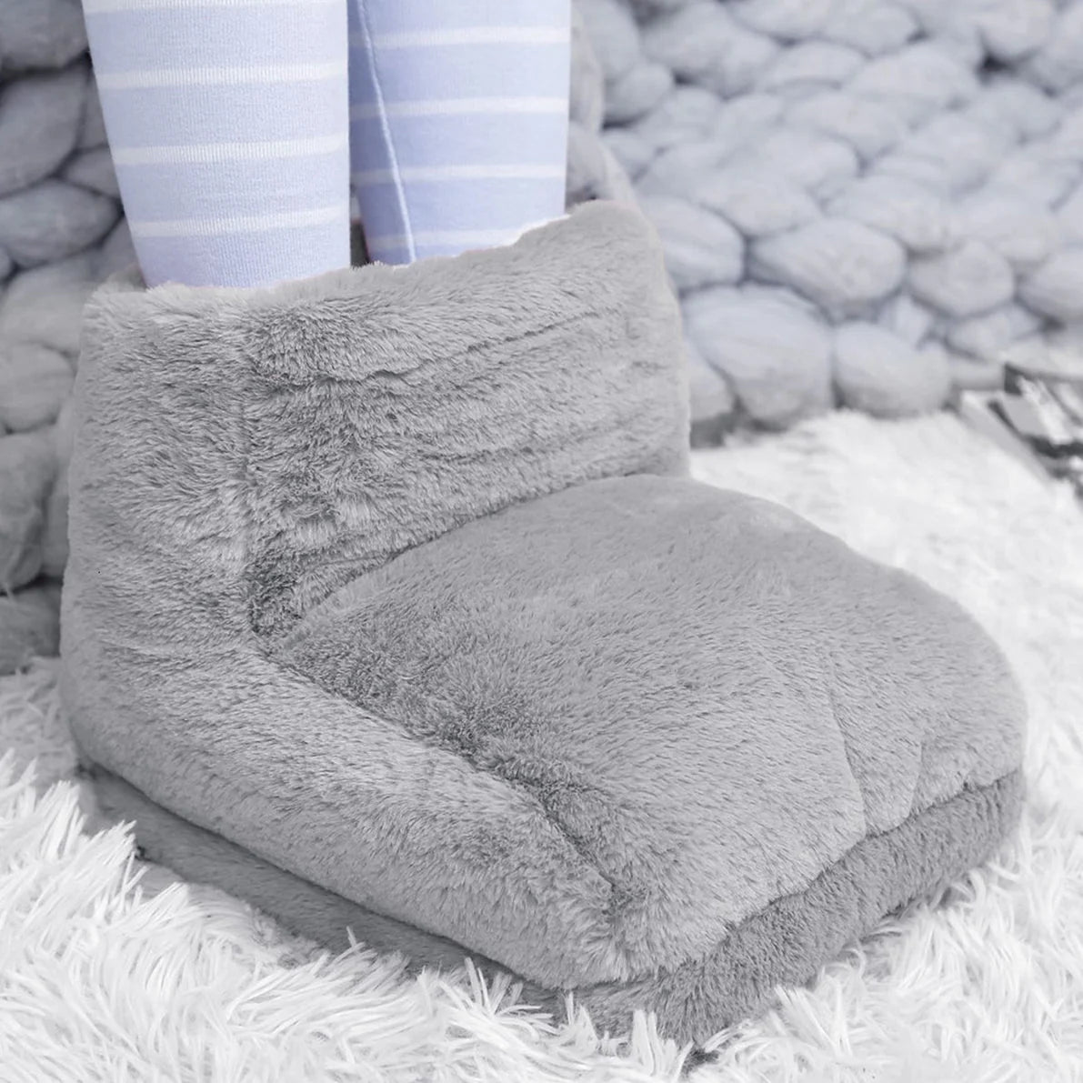 Electric Foot Warmer Soft Plush Even Heat