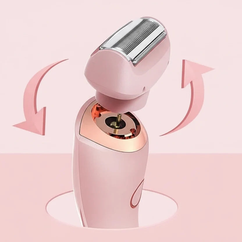 Electric Hair Removal Device LED Light Cordless Rechargeable