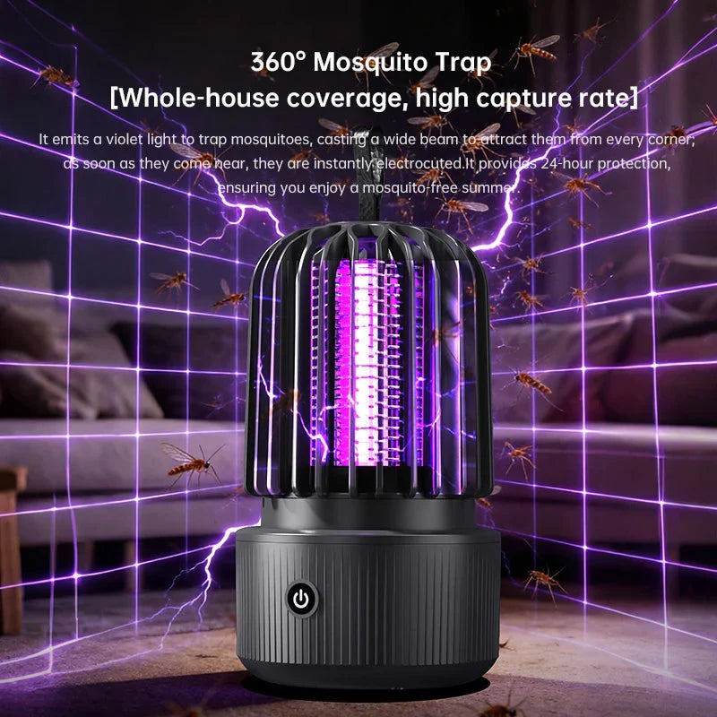Electric Insect Killer USB Rechargeable 8-Hour UV Light