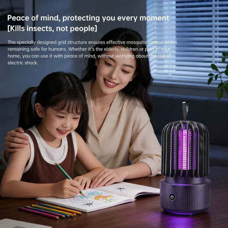 Electric Insect Killer USB Rechargeable 8-Hour UV Light