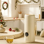 Electric Kettle Compact Travel Adjustable Temperature 18.6 Fl Oz