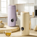 Electric Kettle Compact Travel Adjustable Temperature 18.6 Fl Oz