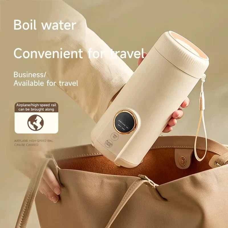 Electric Kettle Compact Travel Adjustable Temperature 18.6 Fl Oz
