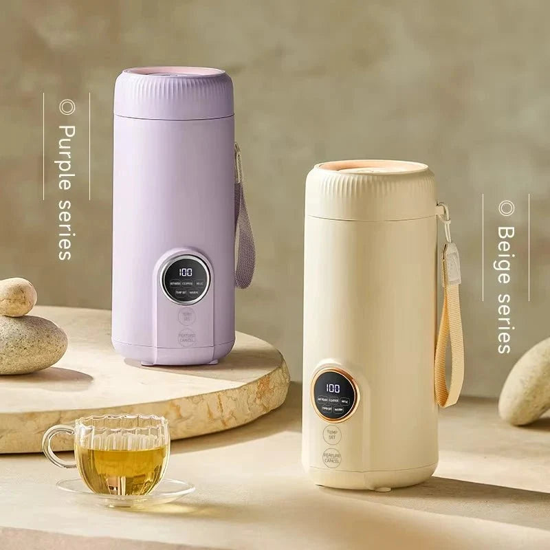 Electric Kettle Compact Travel Adjustable Temperature 18.6 Fl Oz