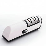 Electric Knife Sharpener Automatic 3-Speed USB Rechargeable