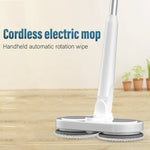 Electric Mop Cordless Built-In Spray Washable Microfiber Pads