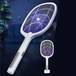 Electric Mosquito Swatter USB Rechargeable Triple Safety Mesh