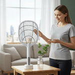 Electric Mosquito Swatter USB Rechargeable Triple Safety Mesh