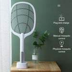 Electric Mosquito Swatter USB Rechargeable Triple Safety Mesh