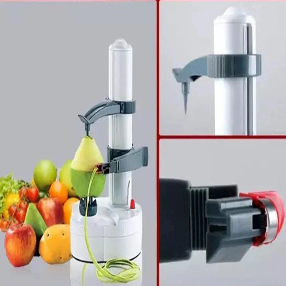 Electric Potato Peeler Automatic Shutoff Root Vegetable Prep