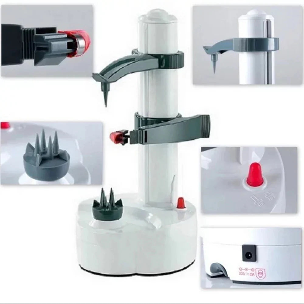 Electric Potato Peeler Automatic Shutoff Root Vegetable Prep