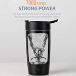 Electric Protein Shaker Bottle Self-Mixing BPA-Free Leakproof