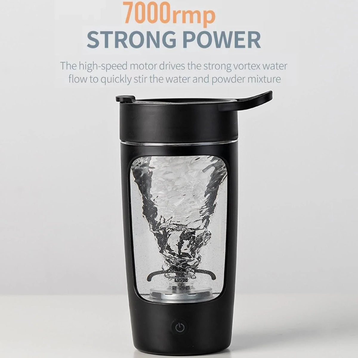 Electric Protein Shaker Bottle Self-Mixing BPA-Free Leakproof