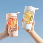 Electric Protein Shaker Bottle Self-Mixing BPA-Free Leakproof