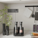 Electric Salt And Pepper Mill Set Rechargeable Adjustable Grind LED Display