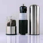 Electric Salt & Pepper Grinder Adjustable Coarseness One-Handed Operation
