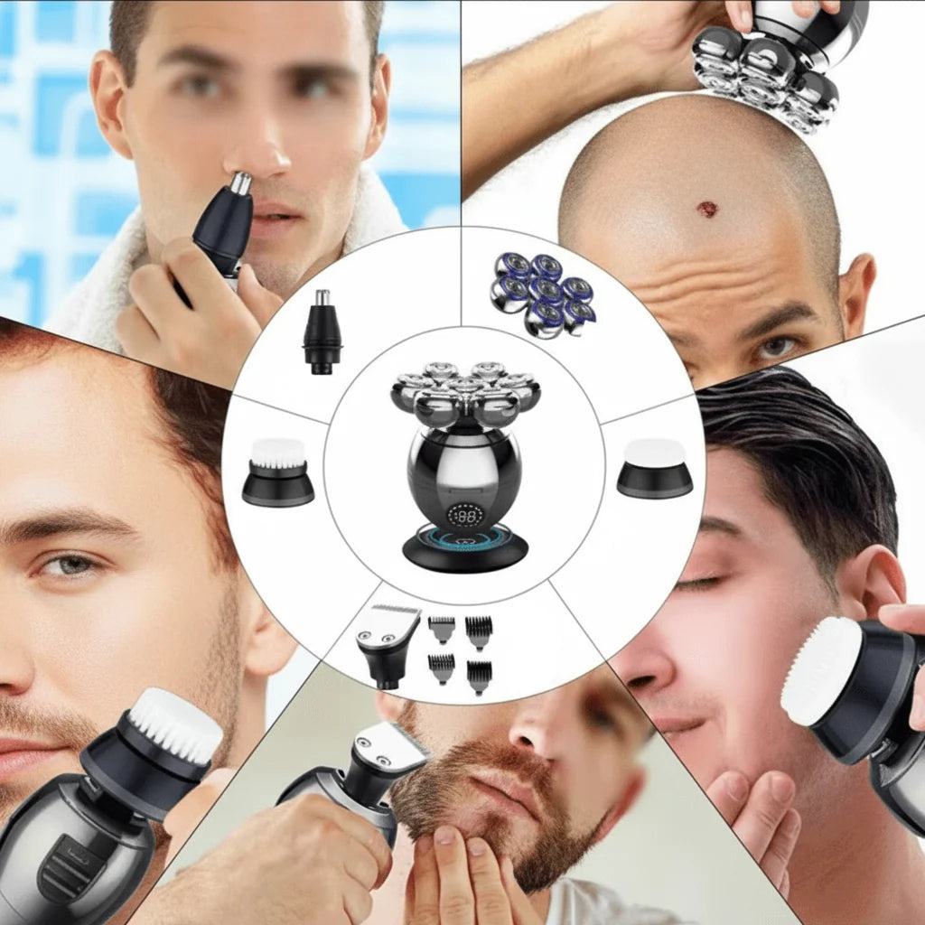Electric Shaver 7D Flexible Head Waterproof Wet & Dry