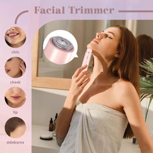 Electric Shaver & Bikini Trimmer Dual Heads Waterproof Cordless