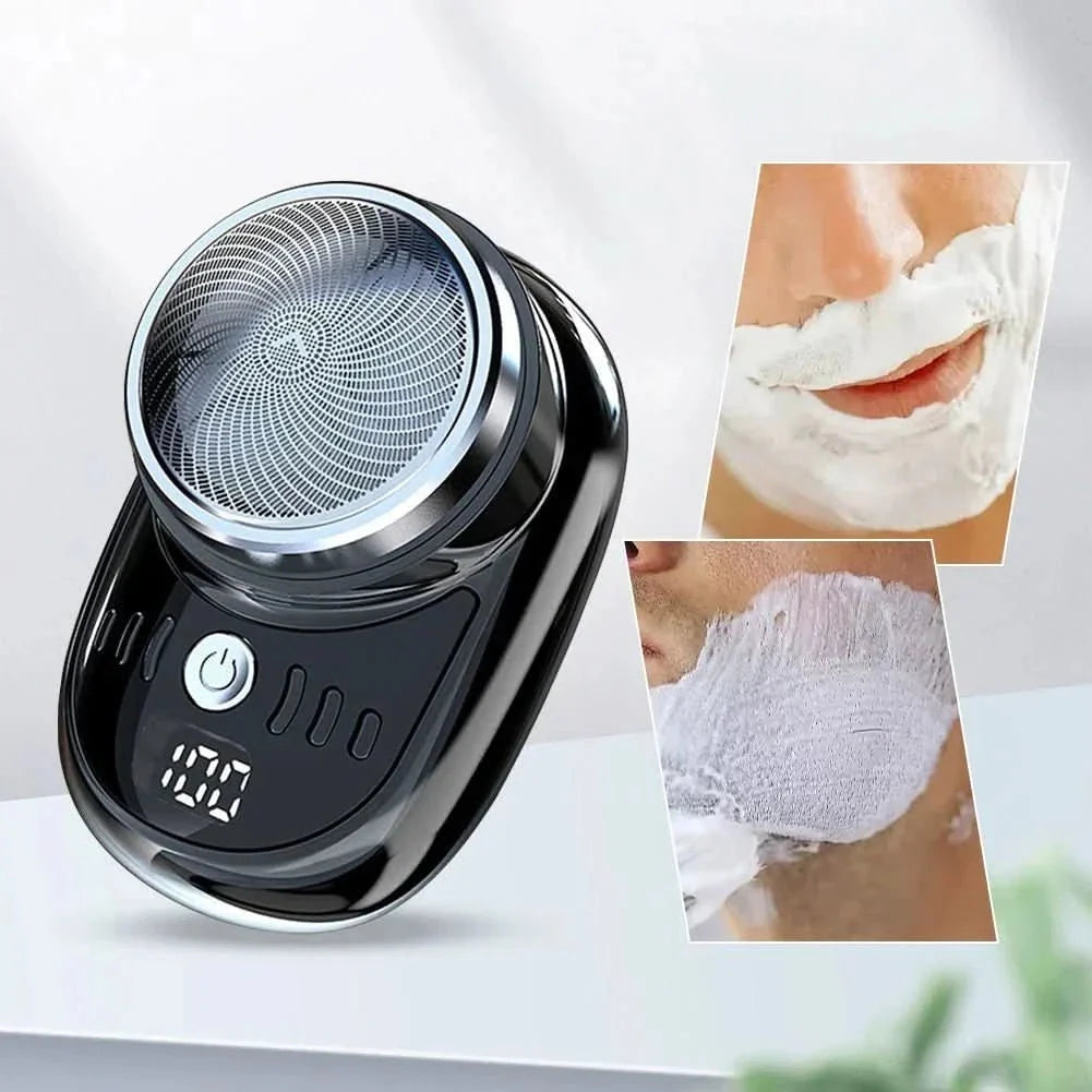 Electric Shaver Compact USB-Rechargeable Cordless Travel Design
