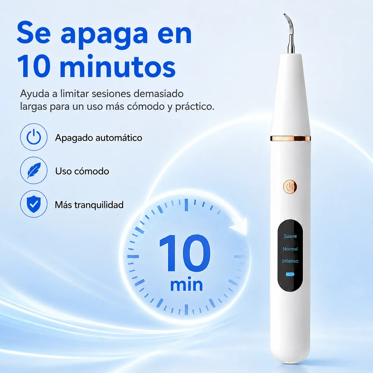 Electric Tartar Remover Ultrasonic Built-In LED 3 Modes