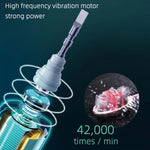 Electric Toothbrush Sonic 40,000 Vibrations USB Rechargeable Waterproof