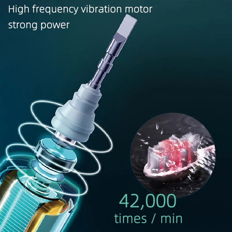Electric Toothbrush Sonic 40,000 Vibrations USB Rechargeable Waterproof