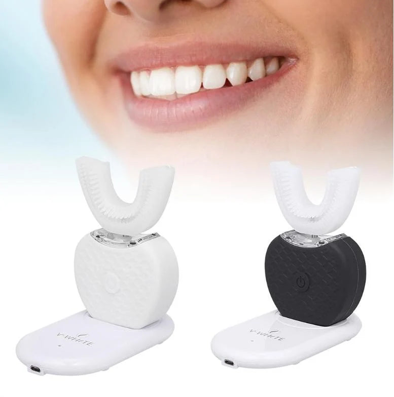 Electric Toothbrush U-Shaped Rechargeable Blue Light
