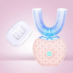 Electric Toothbrush U-Shaped Rechargeable Blue Light