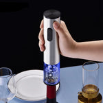 Electric Wine Opener Rechargeable 4-Piece Set with Foil Cutter & Vacuum Stopper