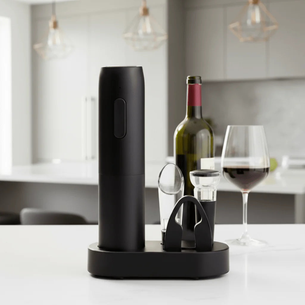Electric Wine Opener Rechargeable Cordless One-Touch