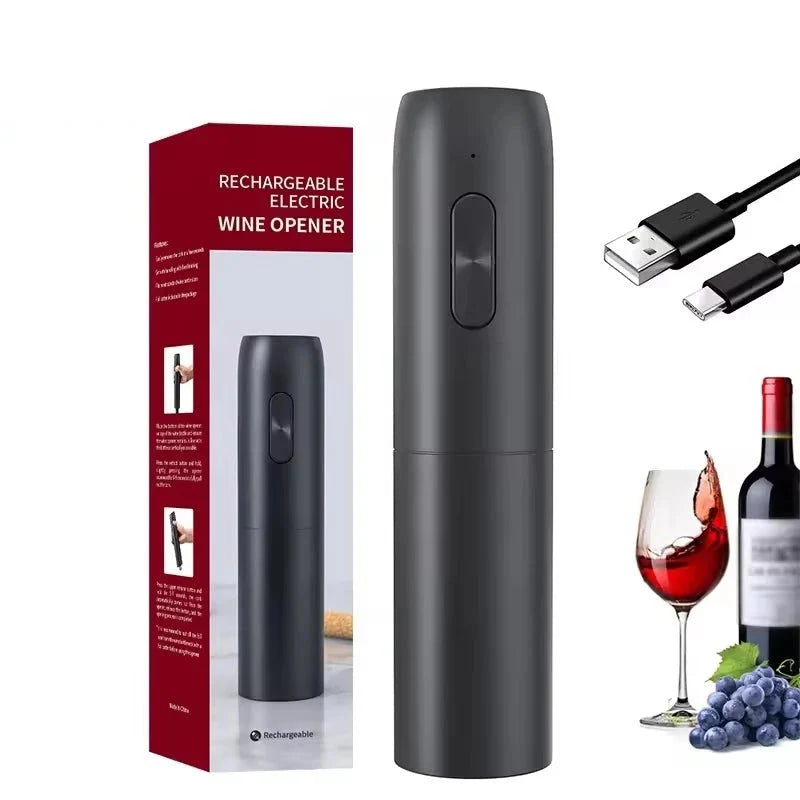 Electric Wine Opener Rechargeable Cordless One-Touch